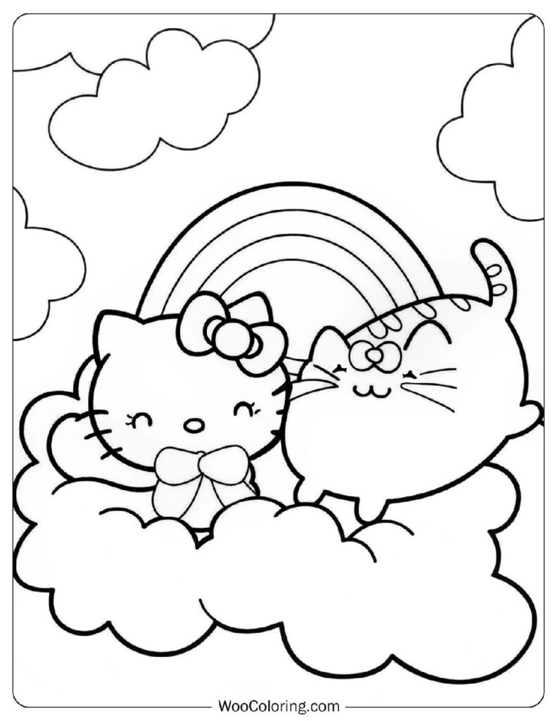 76 Hello Kitty Coloring Pages Free PDF To Print Woo Coloring
