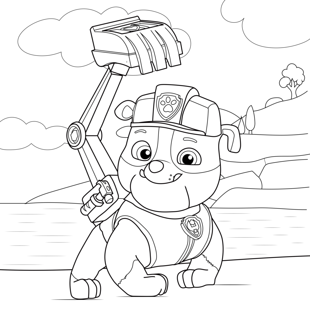 8 Free Printable Paw Patrol Coloring Pages TheToyZone