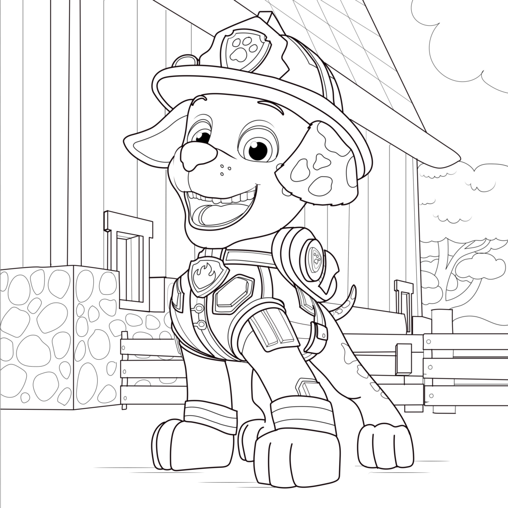 8 Free Printable Paw Patrol Coloring Pages TheToyZone