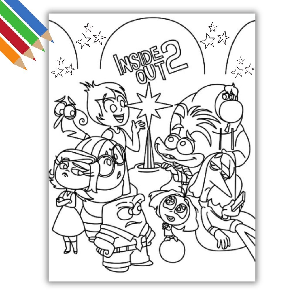 inside out coloring page