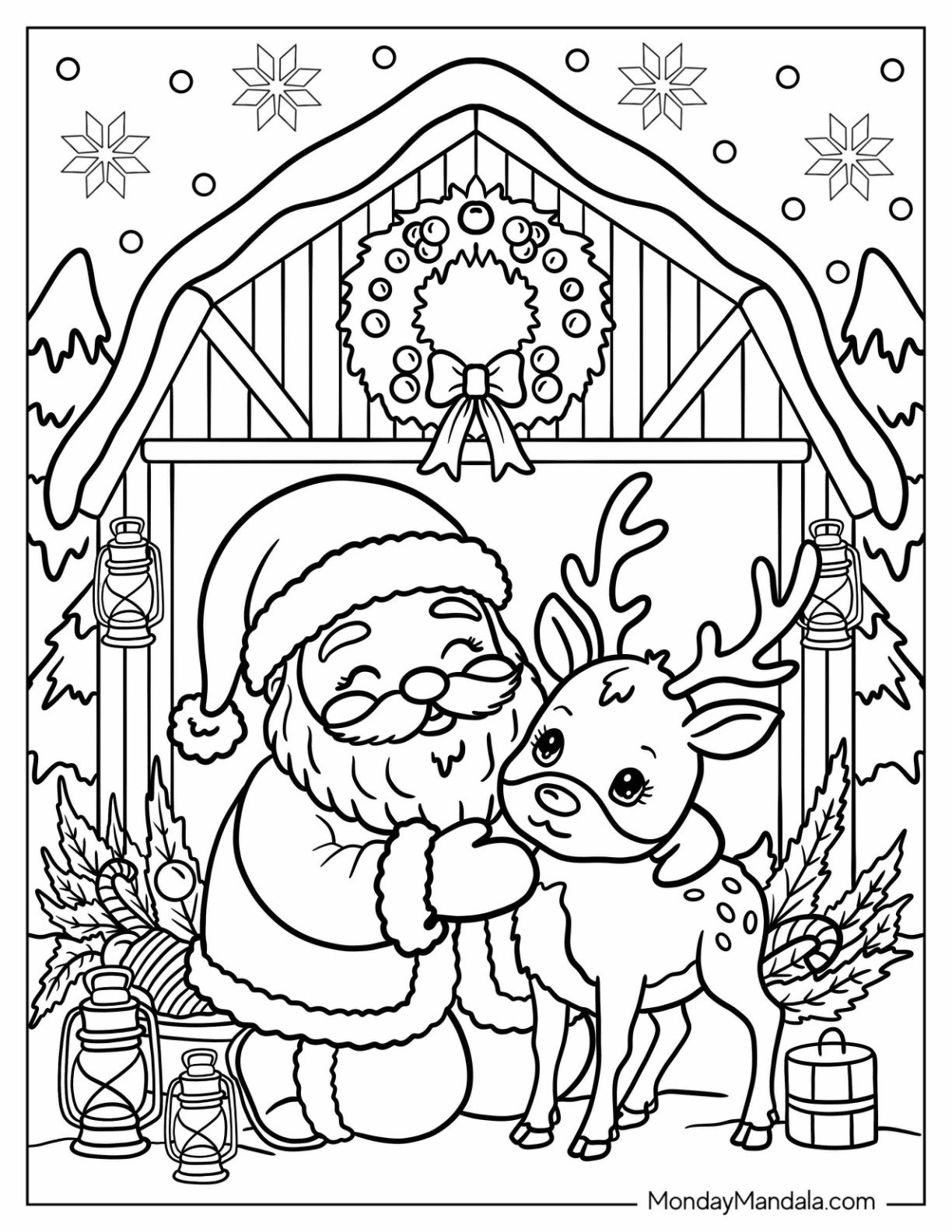 santa claus coloring pages santa claus coloring pages