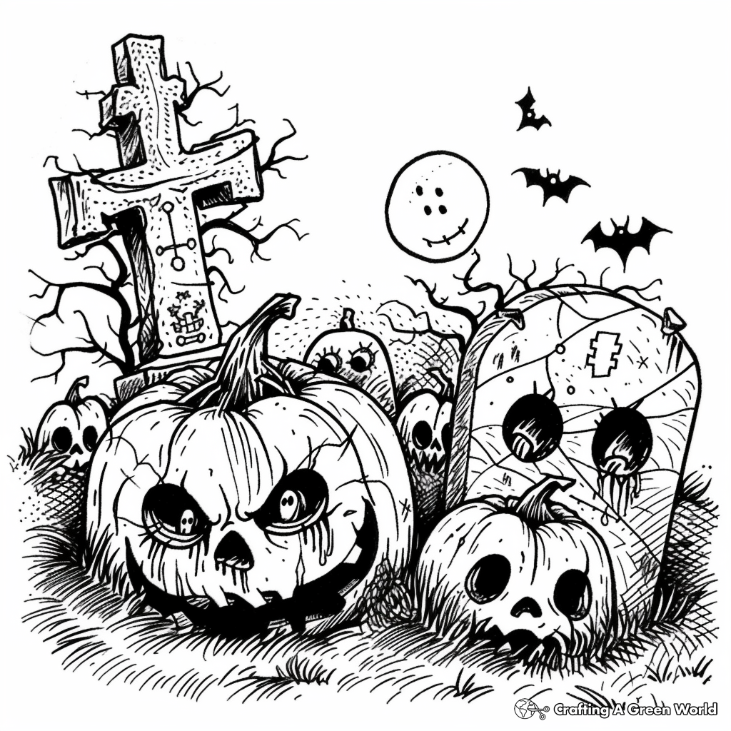 Adult Horror Coloring Pages Free Printable 