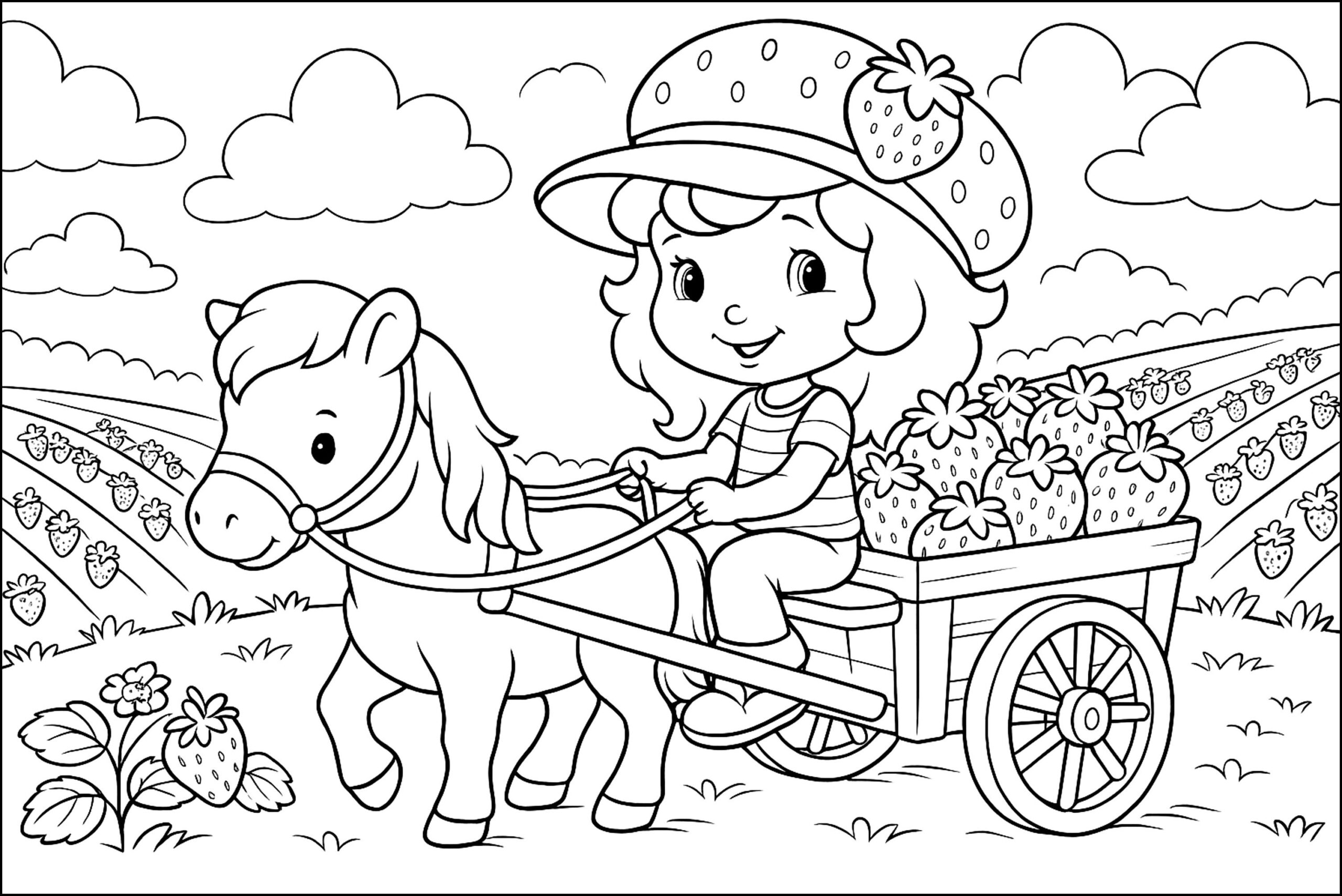 coloring pages strawberry shortcake coloring pages strawberry shortcake