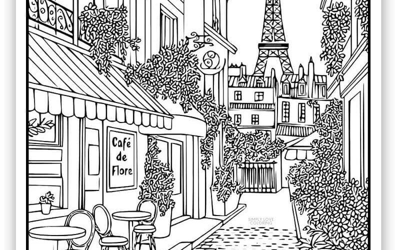 Aesthetic Coloring Pages Free PDF Printables Simply Love Coloring