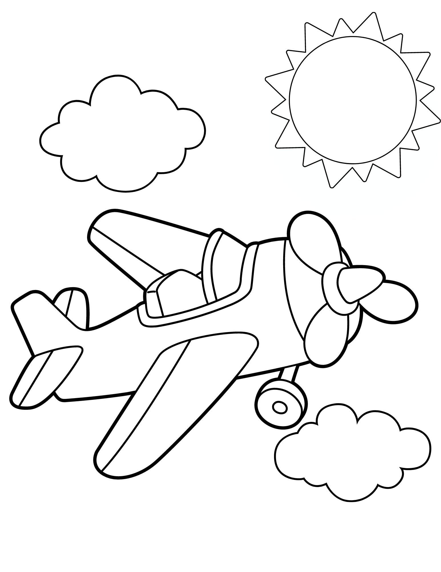 Airplane Coloring Pages Airplane PDF Airplane Printables Airplane Activity Sheets Airplane Downloadable Airplane Print Jet Coloring Etsy