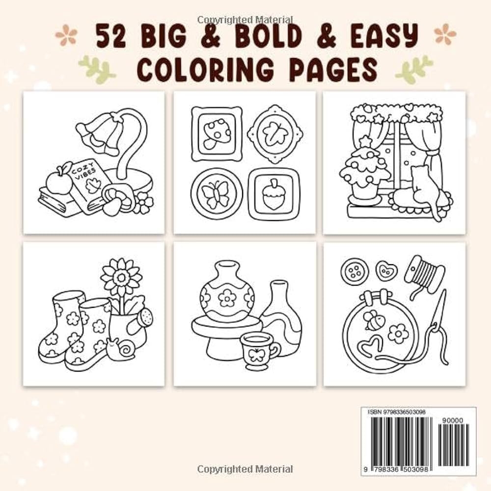 Amazon Cozy Cute Coloring Book For Adults And Teens Bold And Easy Designs For Relaxation With Hygge Inspirations Bold Easy Coloring 9798336503098 Wyo Coco Books Amazon Cozy Cute Coloring Book For Adults And Teens Bold And Easy Designs For Relaxation With Hygge Inspirations Bold Easy Coloring 9798336503098 Wyo Coco Books
