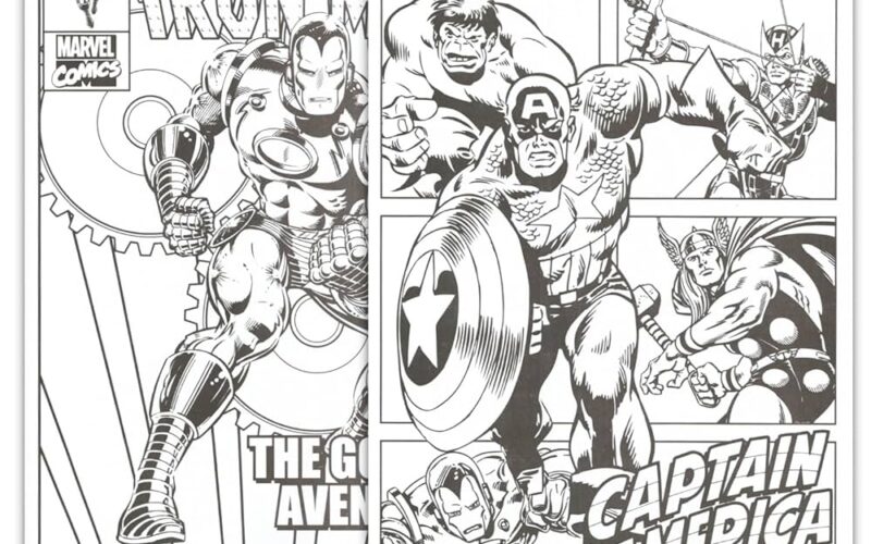 Amazon Marvel Avengers Coloring Book Super Set For Kids Adults Bundle With 2 Advanced Avengers Superhero Coloring Books Featuring Iron Man Captain America More Avengers Super Hero Coloring Books 9798885114714