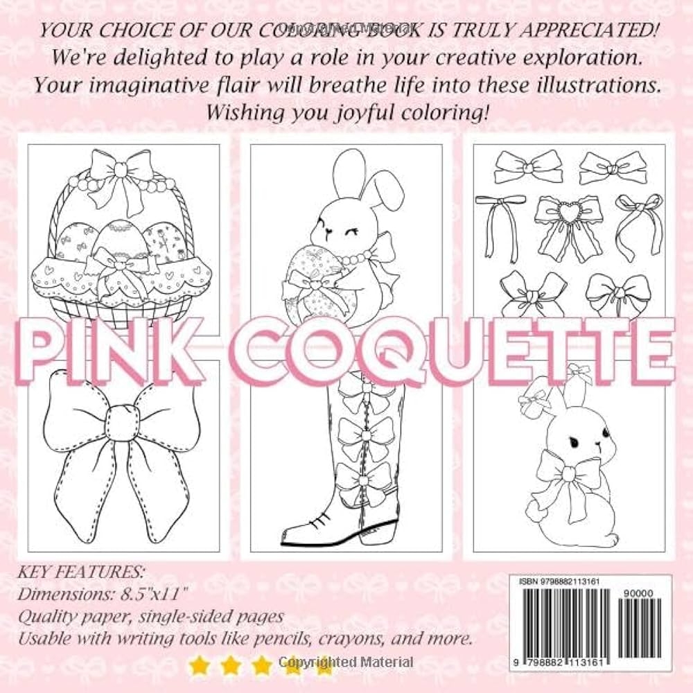 Amazon Pink Coquette Bold Easy Coloring Book Step Into Retro Chic With Simple And Adorable Coloring Pages Feminine Designs For Teens And Adults Relaxation 9798882113161 Ruby Byrd Books