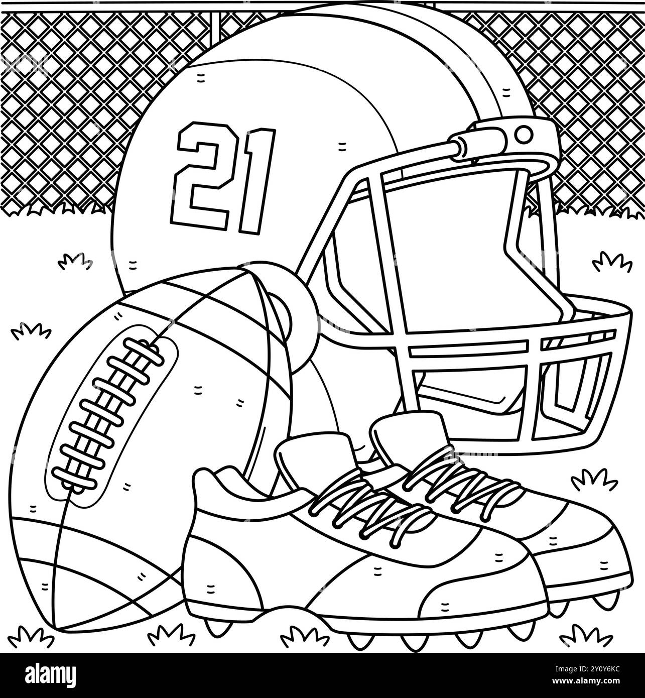 american football coloring pages