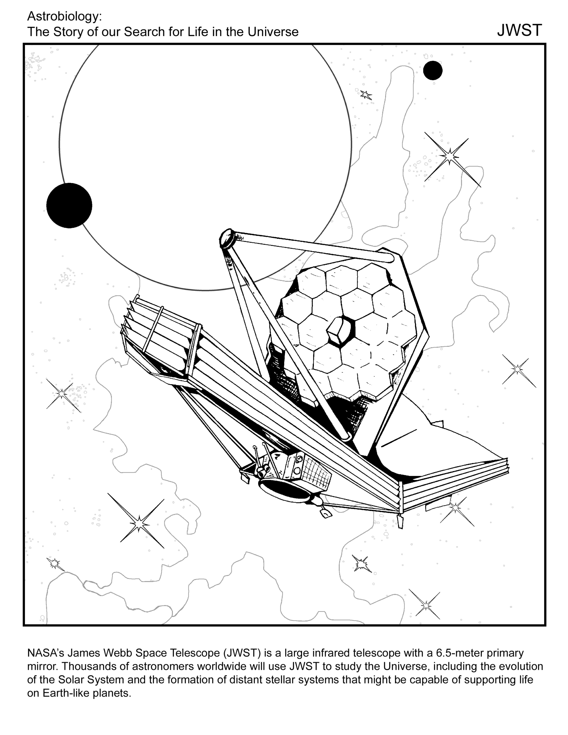 Astrobiology Coloring Pages NASA Science Astrobiology Coloring Pages NASA Science