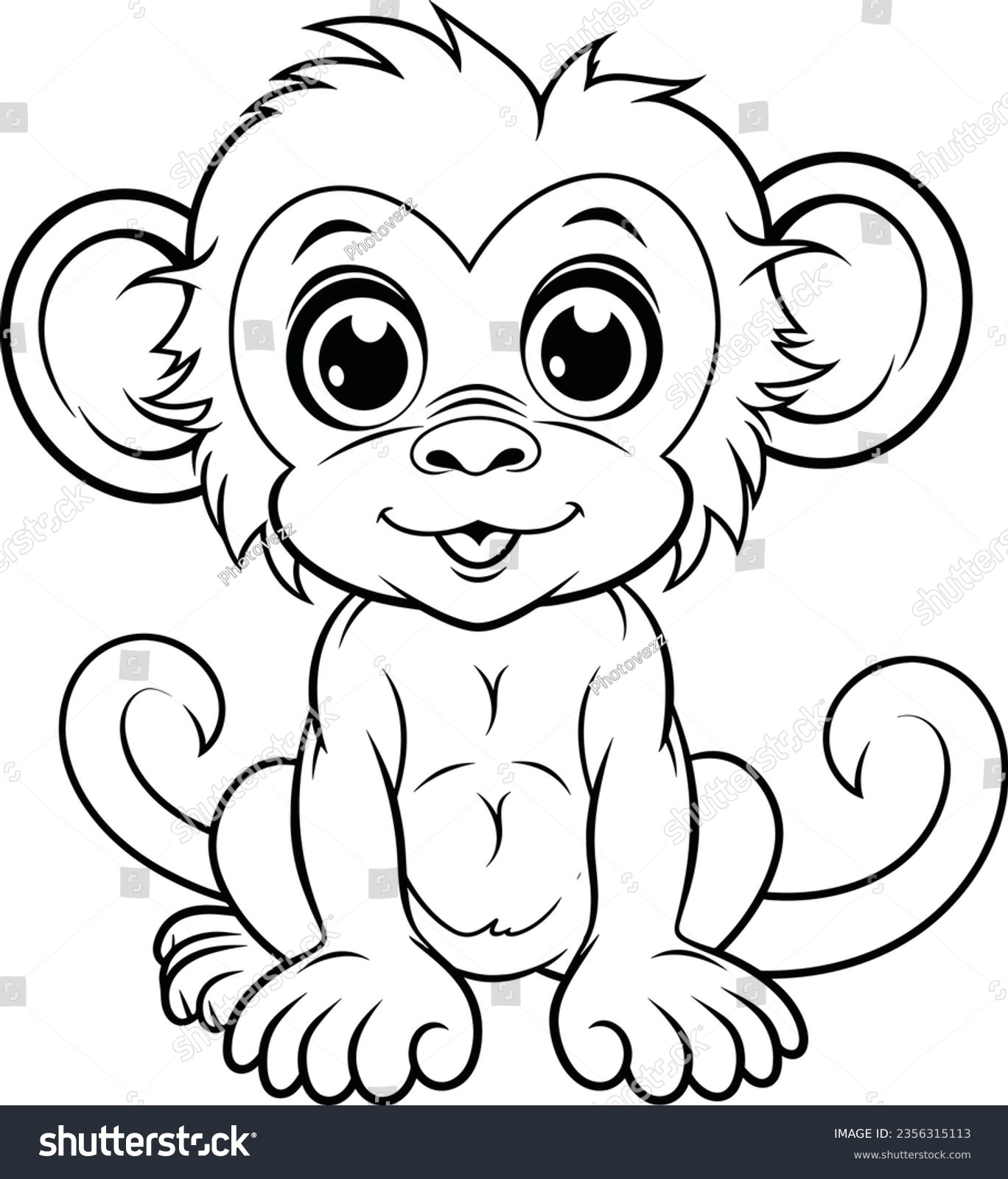 monkey coloring pages monkey coloring pages
