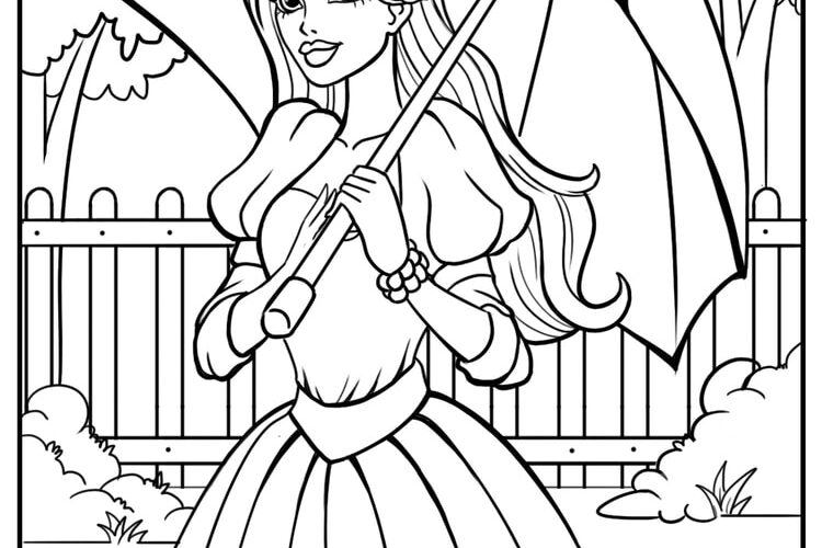 Barbie Coloring Pages 100 Free Printables