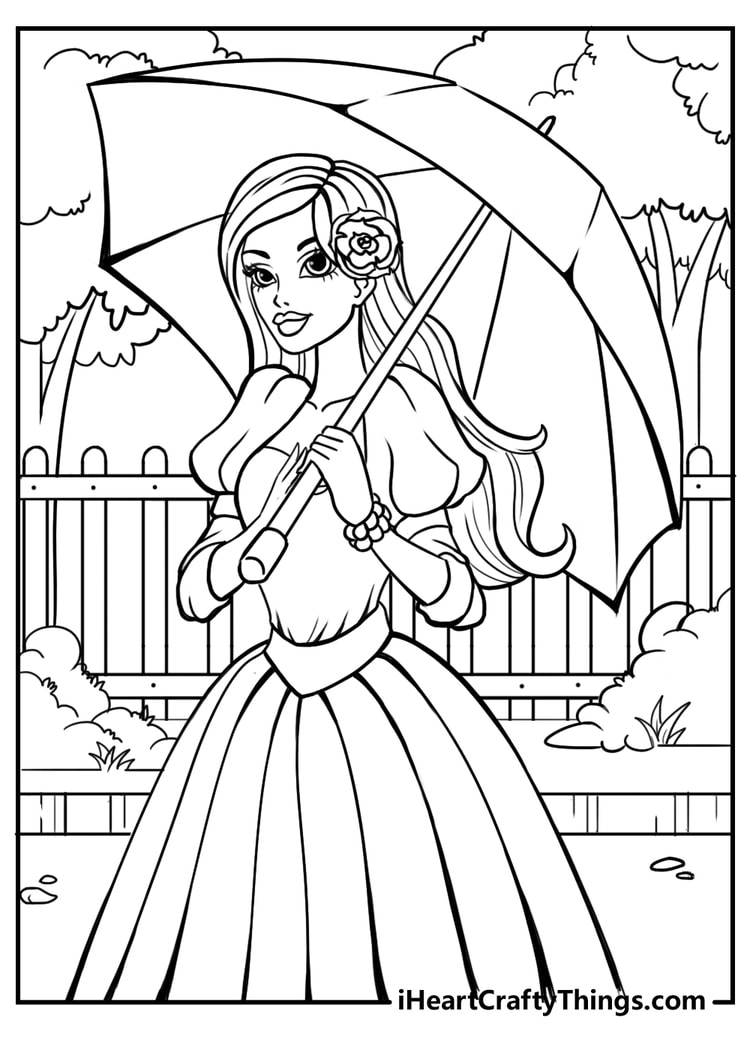 Barbie Coloring Pages 100 Free Printables 