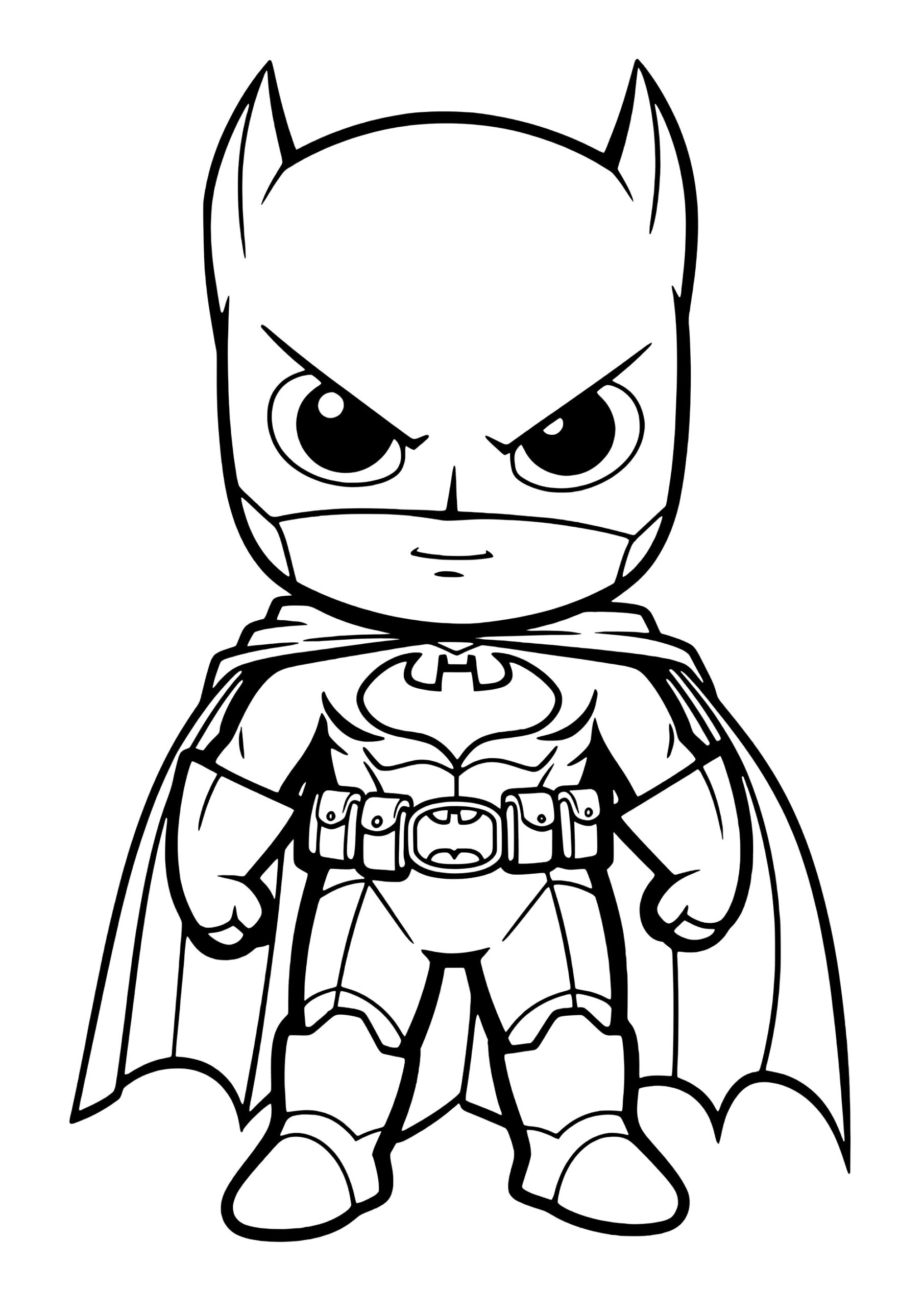 Batman Cartoon Mode Batman Coloring Pages Batman Cartoon Mode Batman Coloring Pages