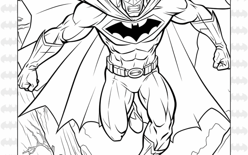 Batman Coloring Pages A World Of Creativity For All Ages Study Abroad