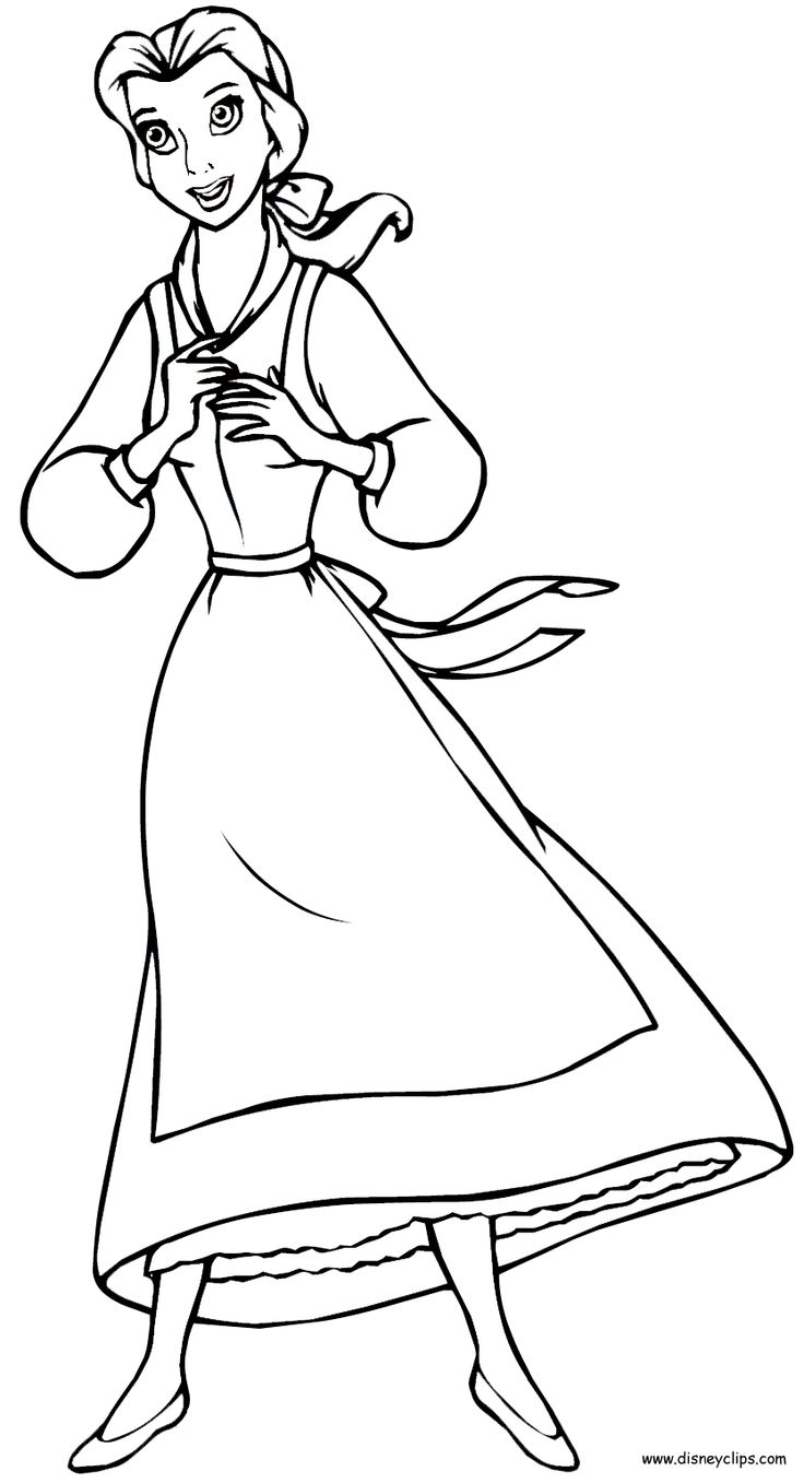 coloring pages disney princess belle coloring pages disney princess belle