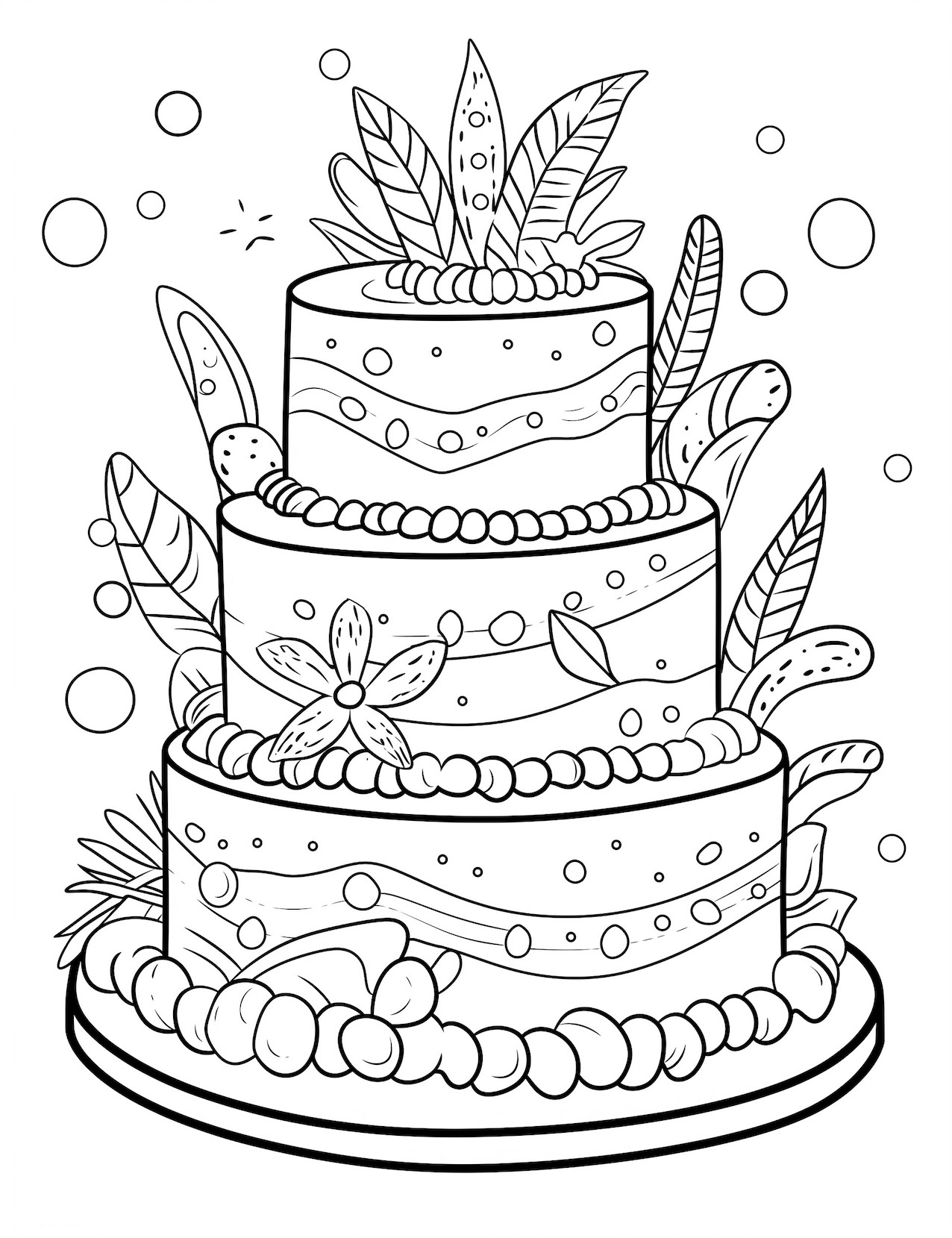 Birthday Cake Printable Template Printable Birthday Cake Coloring Page Free Printable Coloring Pages Cake Printable Images Walmart Edible