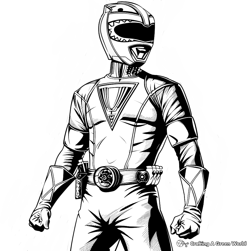 power ranger coloring pages
