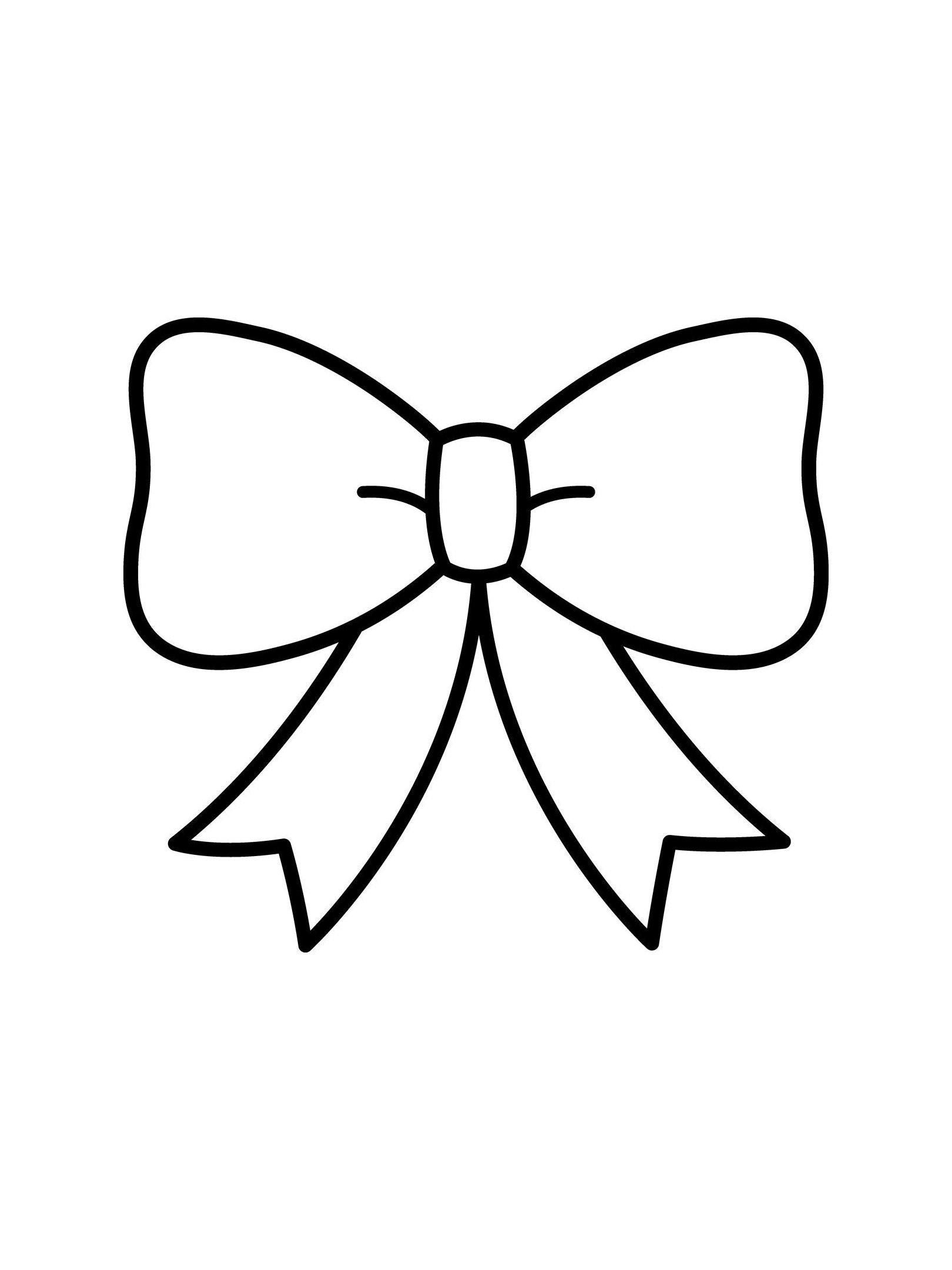 Bow Coloring Page Etsy Bow Coloring Page Etsy