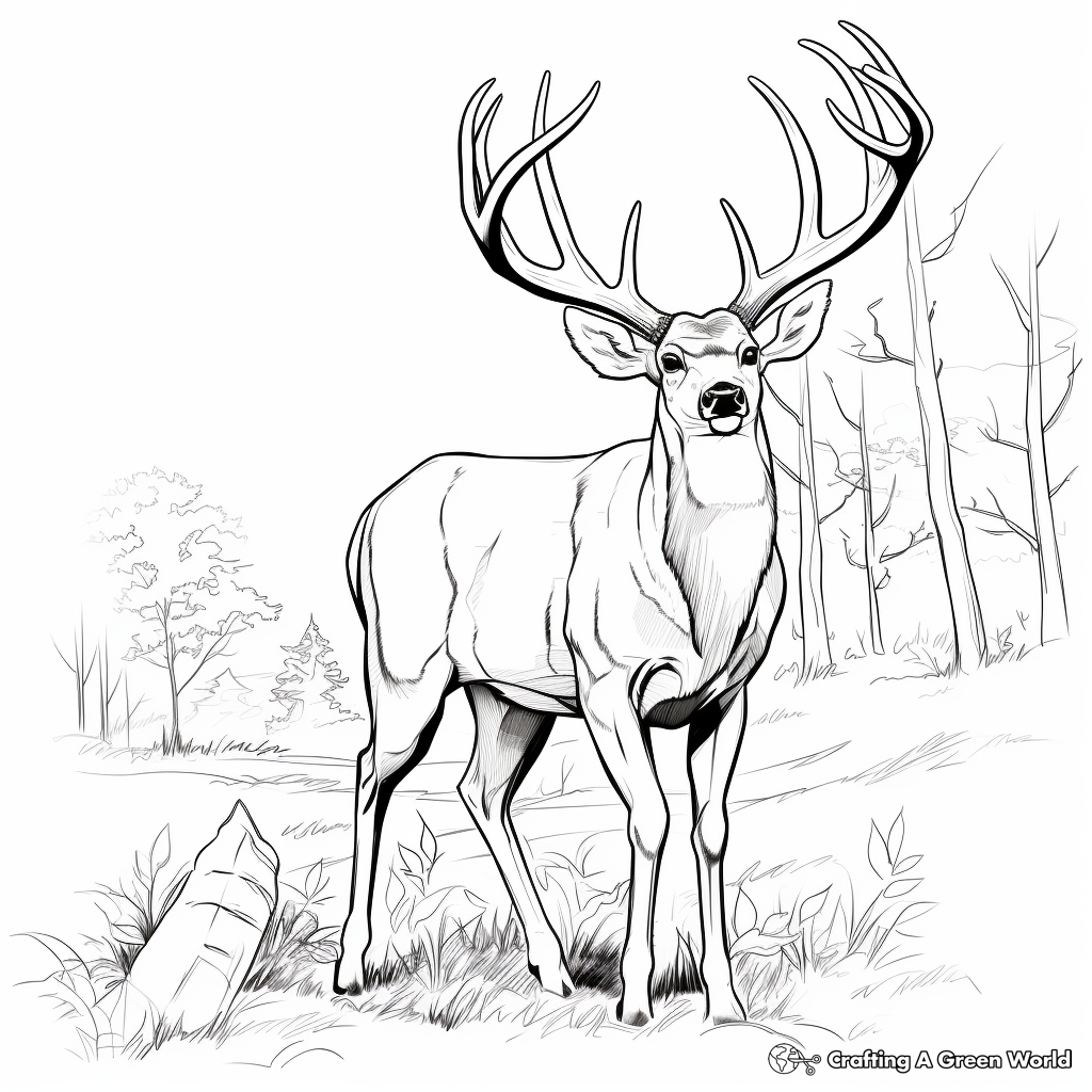 Bucks Coloring Pages Free Printable 
