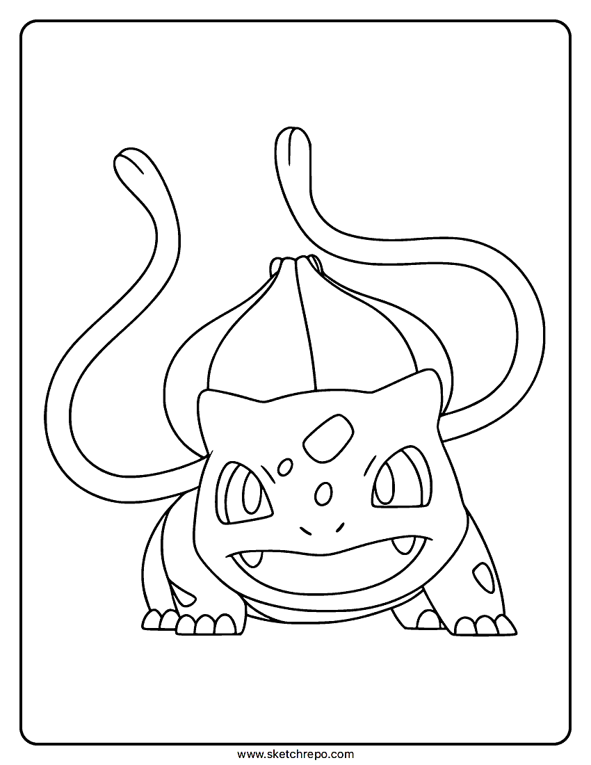 bulbasaur coloring page