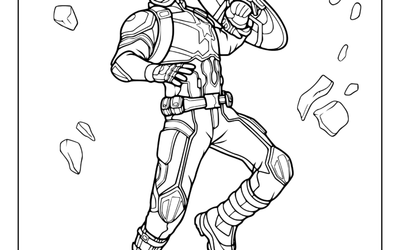 Captain America Coloring Pages 20 Free Printable PDF