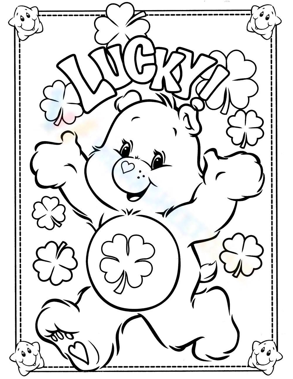 Care Bear Coloring Pages Printables Worksheetzone Coloring Care Bear Coloring Pages Printables Worksheetzone Coloring