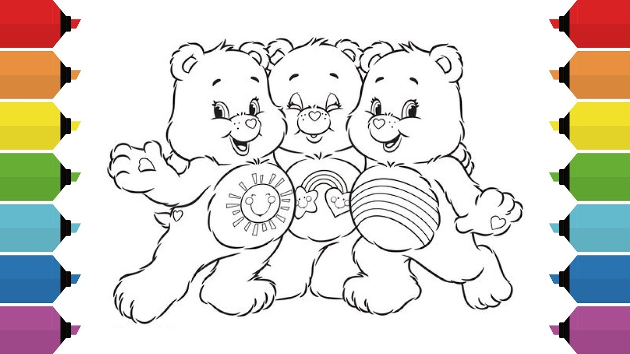 care bear coloring page care bear coloring page