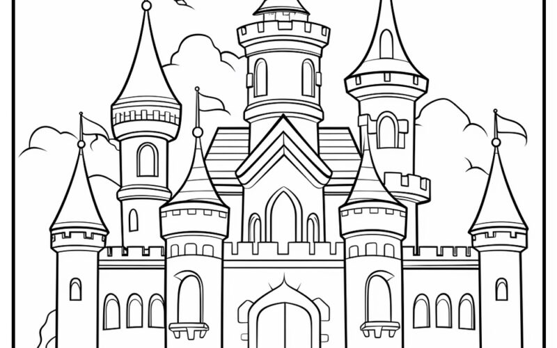 Castle Coloring Pages 100 Free Printables