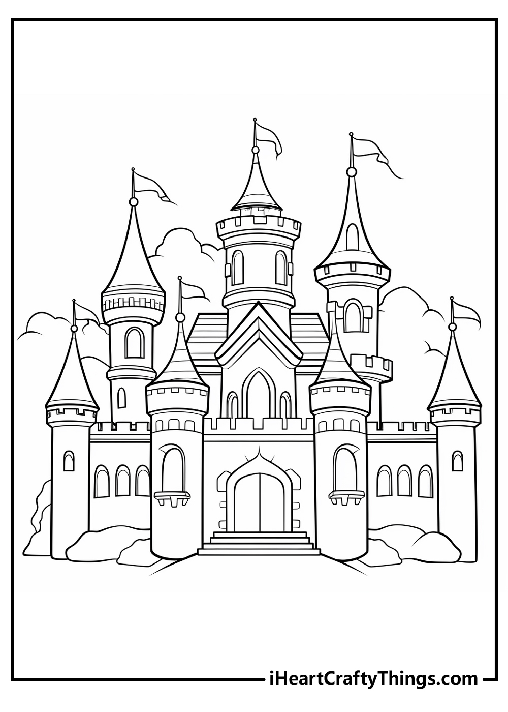 Castle Coloring Pages 100 Free Printables 