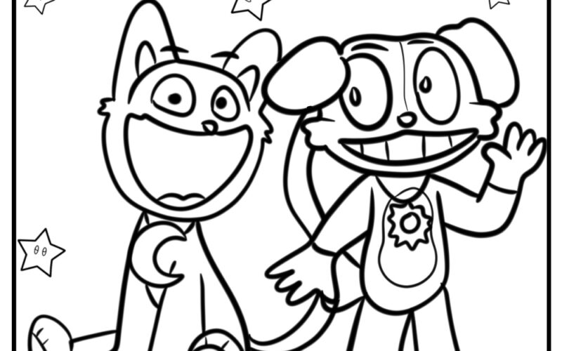 CatNap Coloring Pages 18 Free PDF Printables To Download