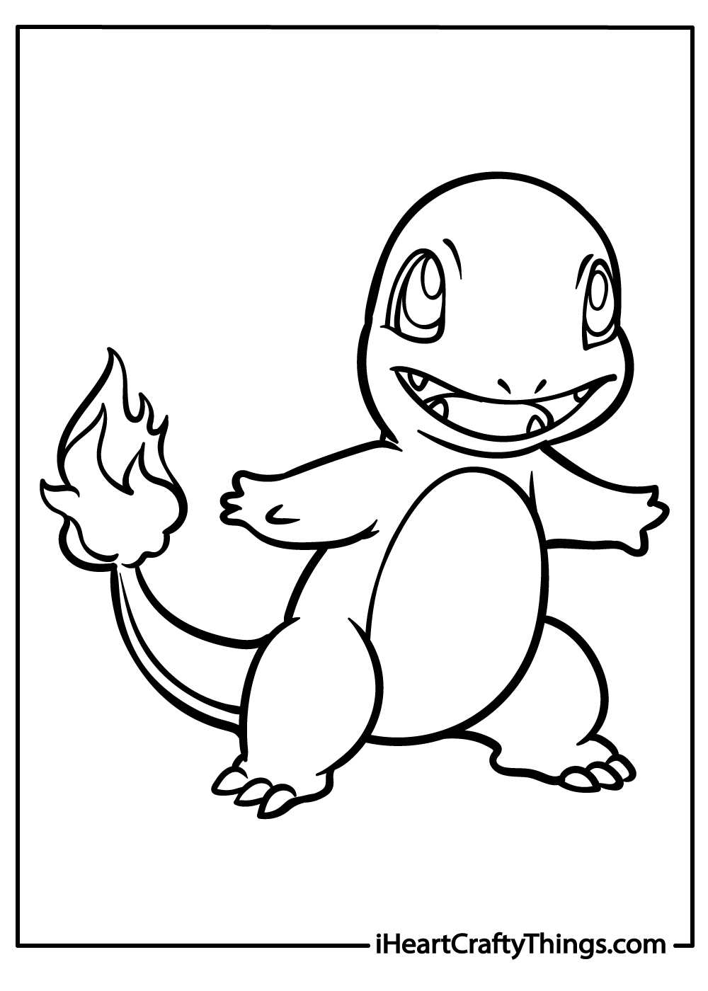 Charmander Coloring Pages 30 Free PDF Printables For Kids 