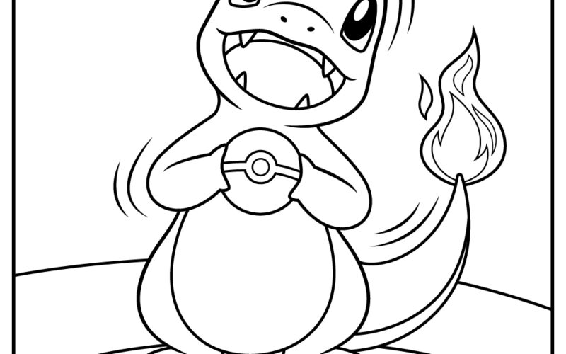 Charmander Coloring Pages 30 Free PDF Printables For Kids