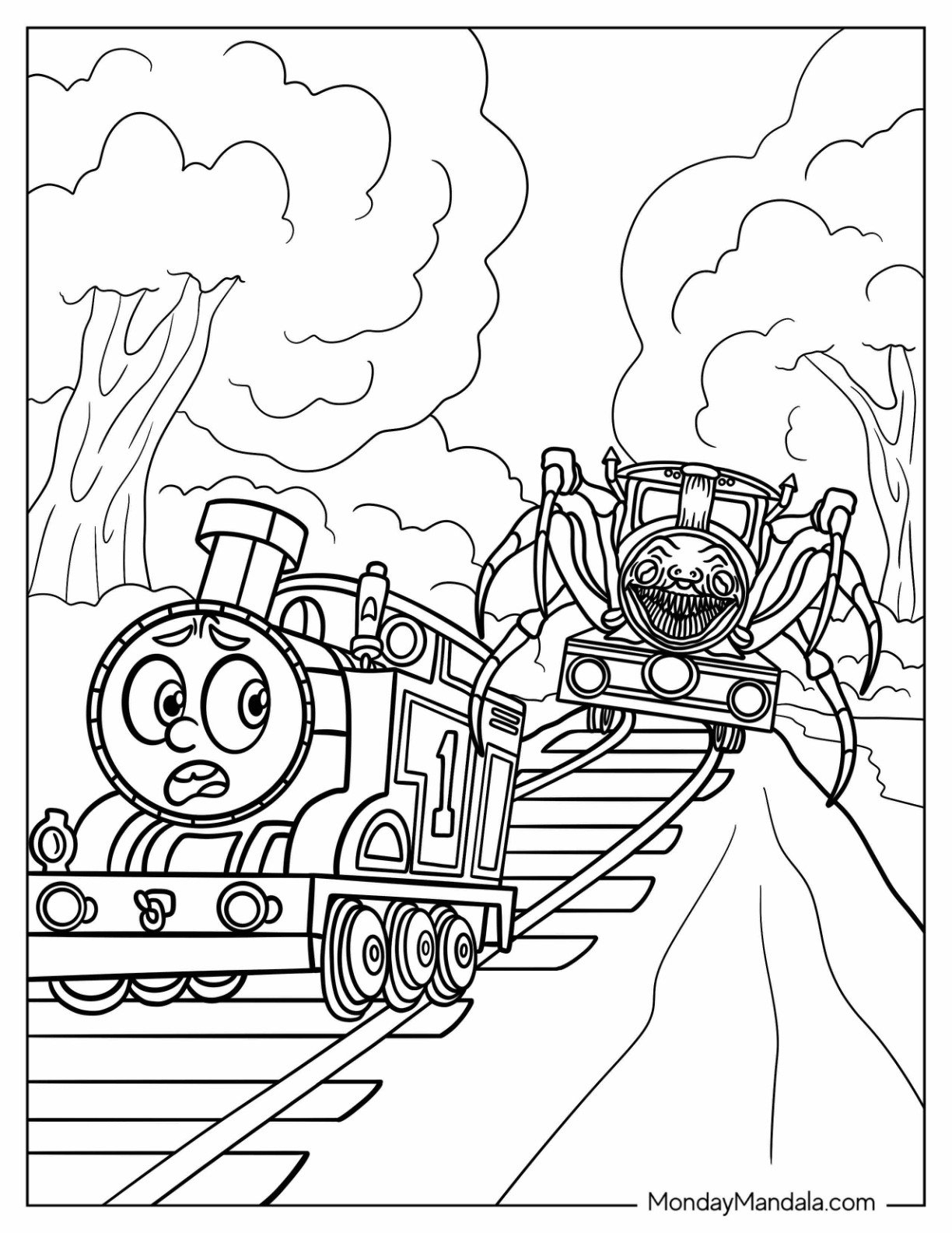 coloring pages of trains coloring pages of trains