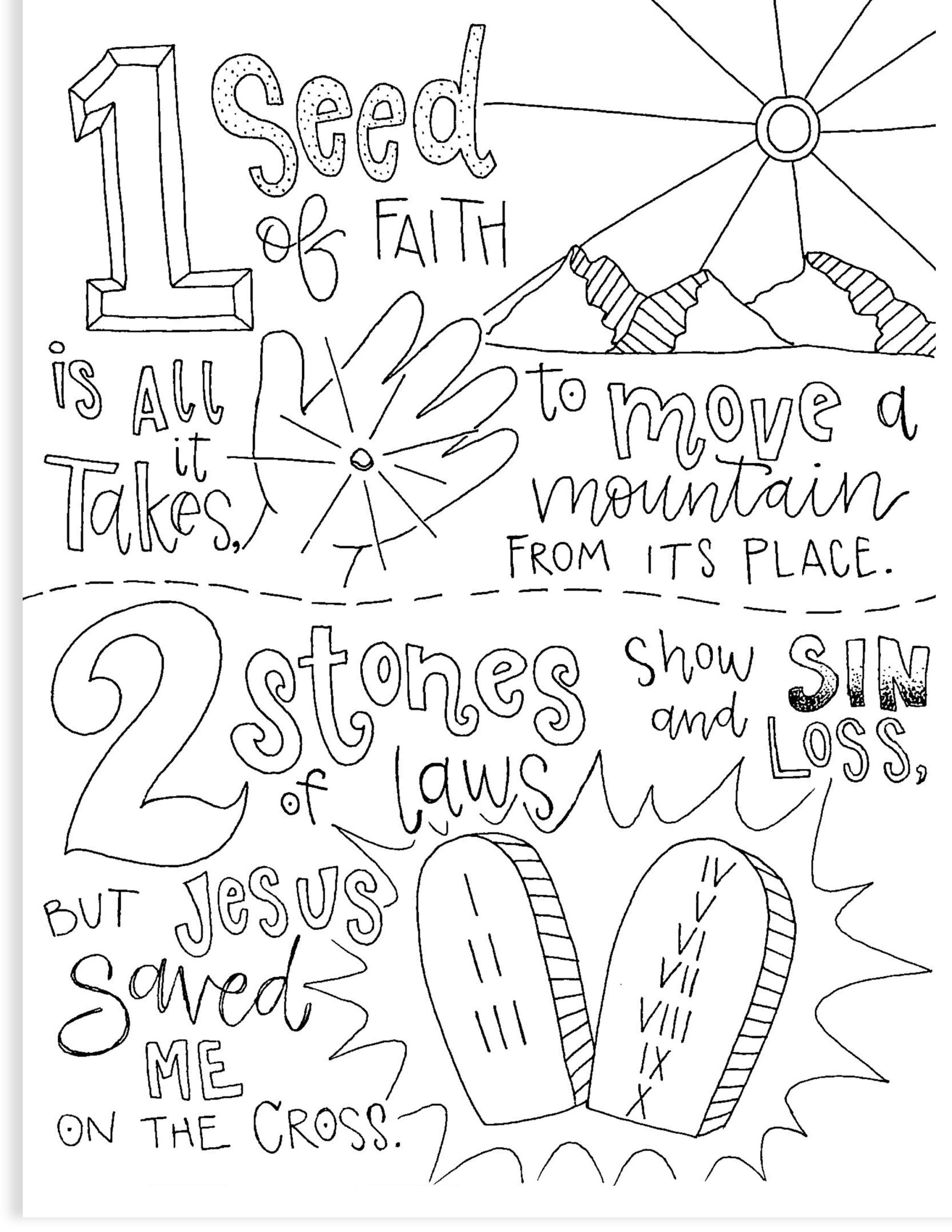 Christian Coloring Pages Free Children s Activity