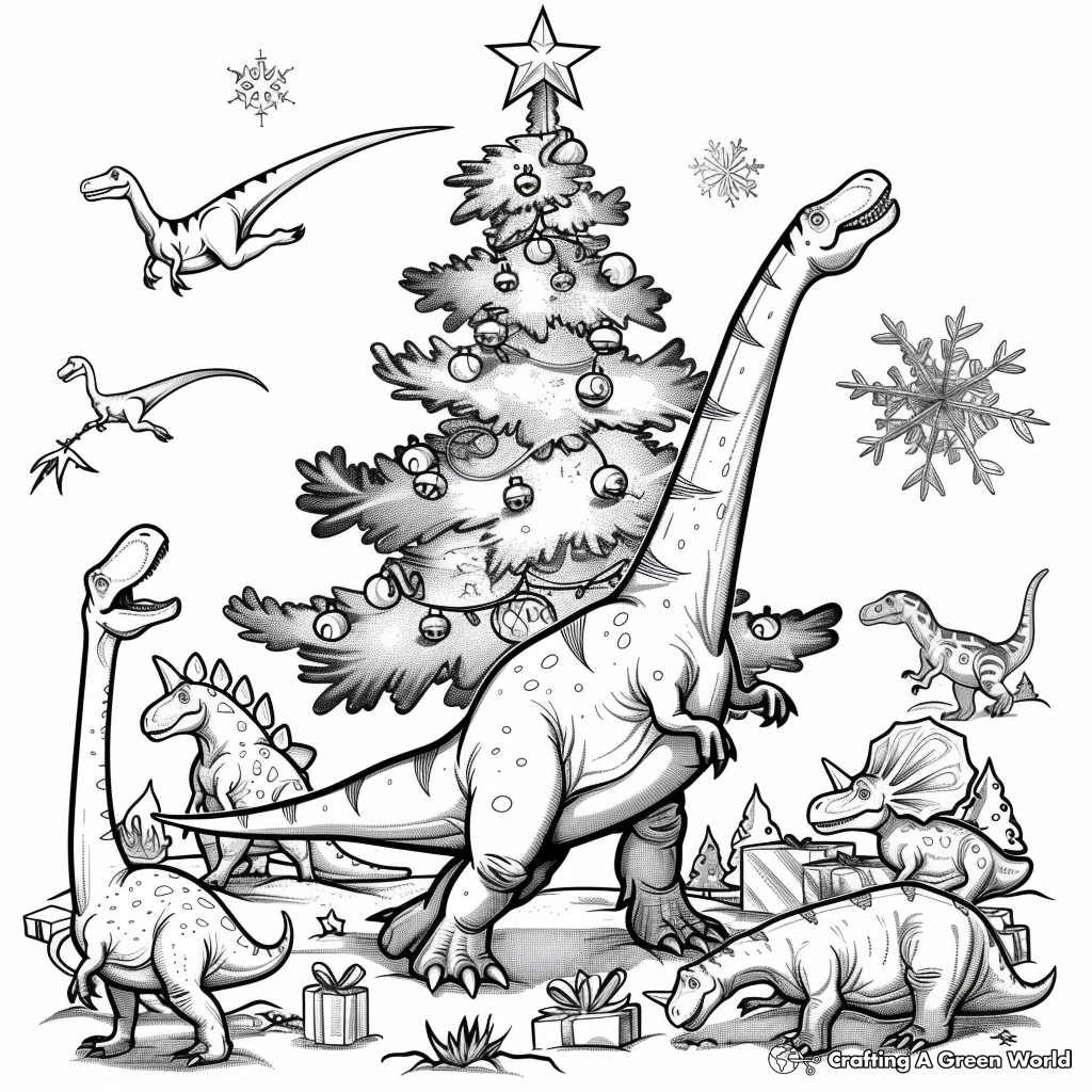 Christmas Dinosaur Coloring Pages Free Printable Christmas Dinosaur Coloring Pages Free Printable