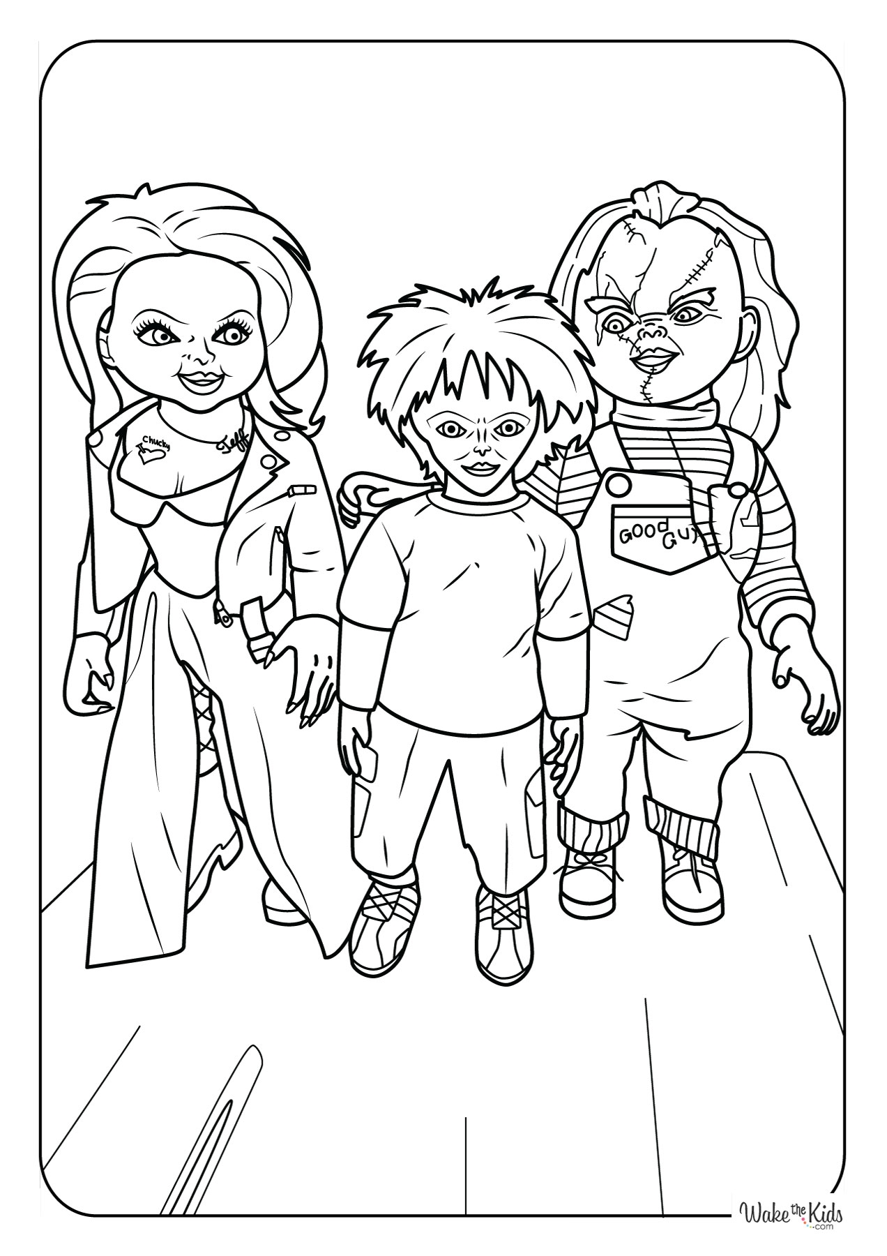 chucky coloring pages chucky coloring pages