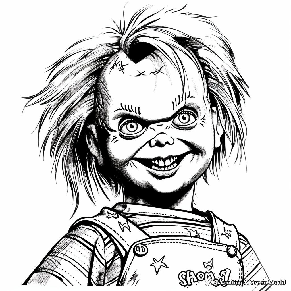 Chucky Coloring Pages Free Printable Chucky Coloring Pages Free Printable