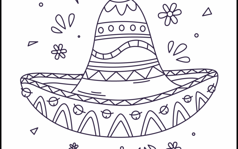Cinco De Mayo Coloring Page Mexican Coloring Page Made By Teachers