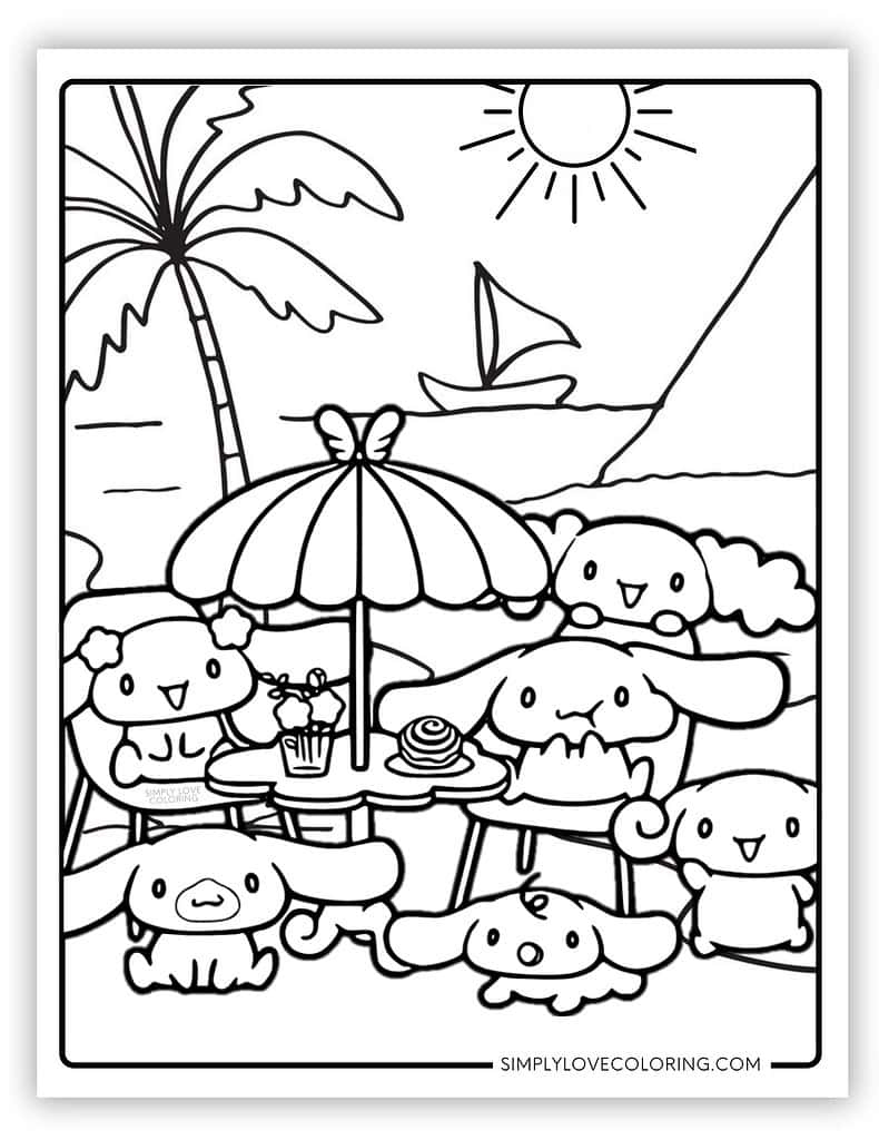 Cinnamoroll Coloring Pages Free PDF Printables Simply Love Coloring Cinnamoroll Coloring Pages Free PDF Printables Simply Love Coloring