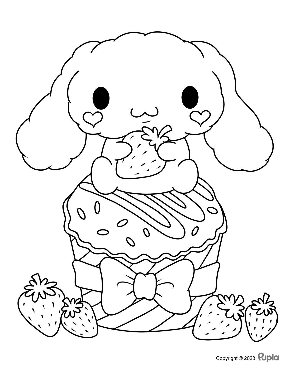 cinnamoroll coloring pages cinnamoroll coloring pages