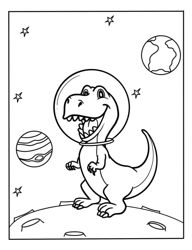 dino coloring pages