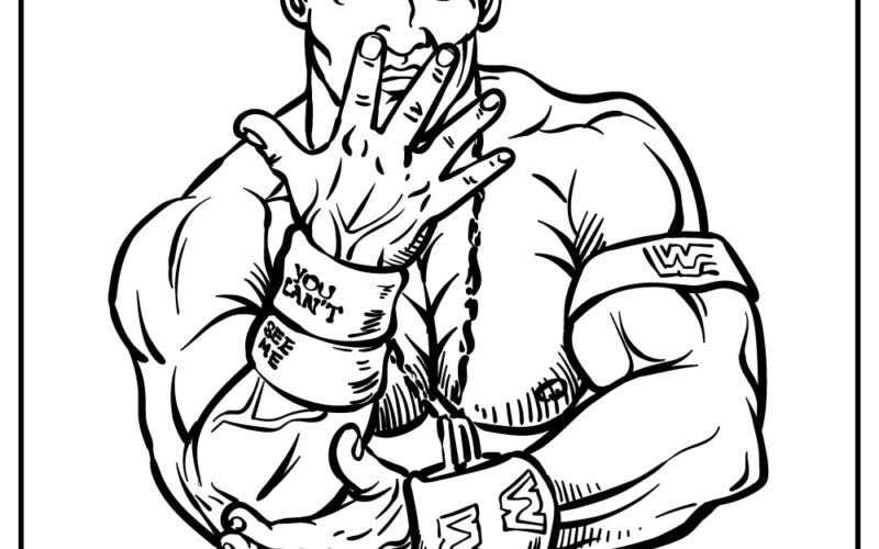 Coloring Pages The Official Wrestling Museum