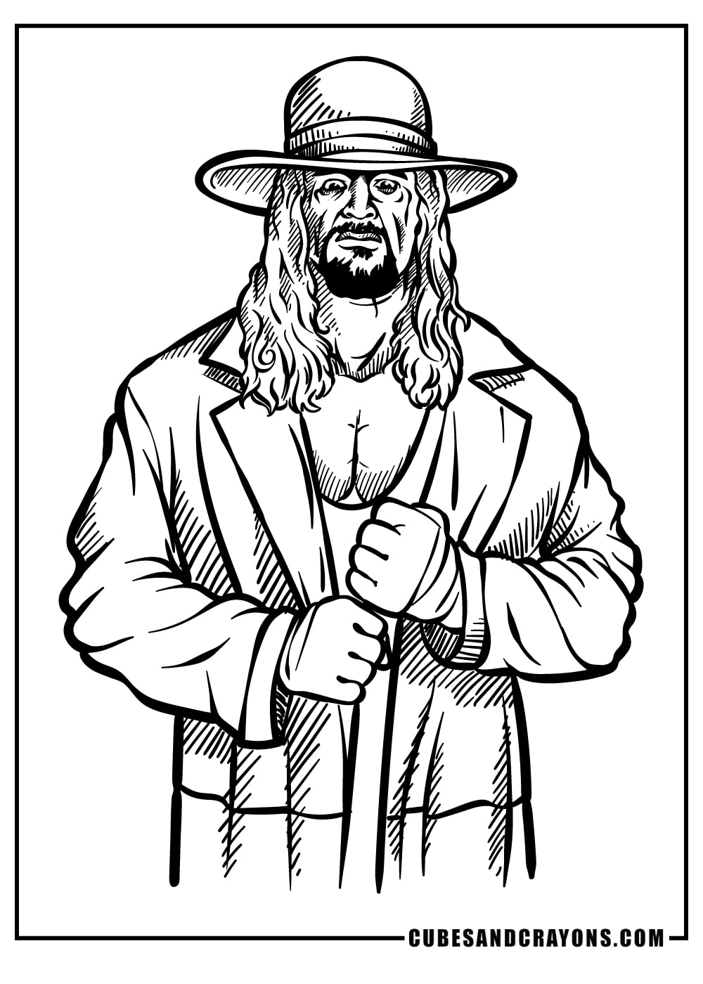 wwe superstars coloring pages
