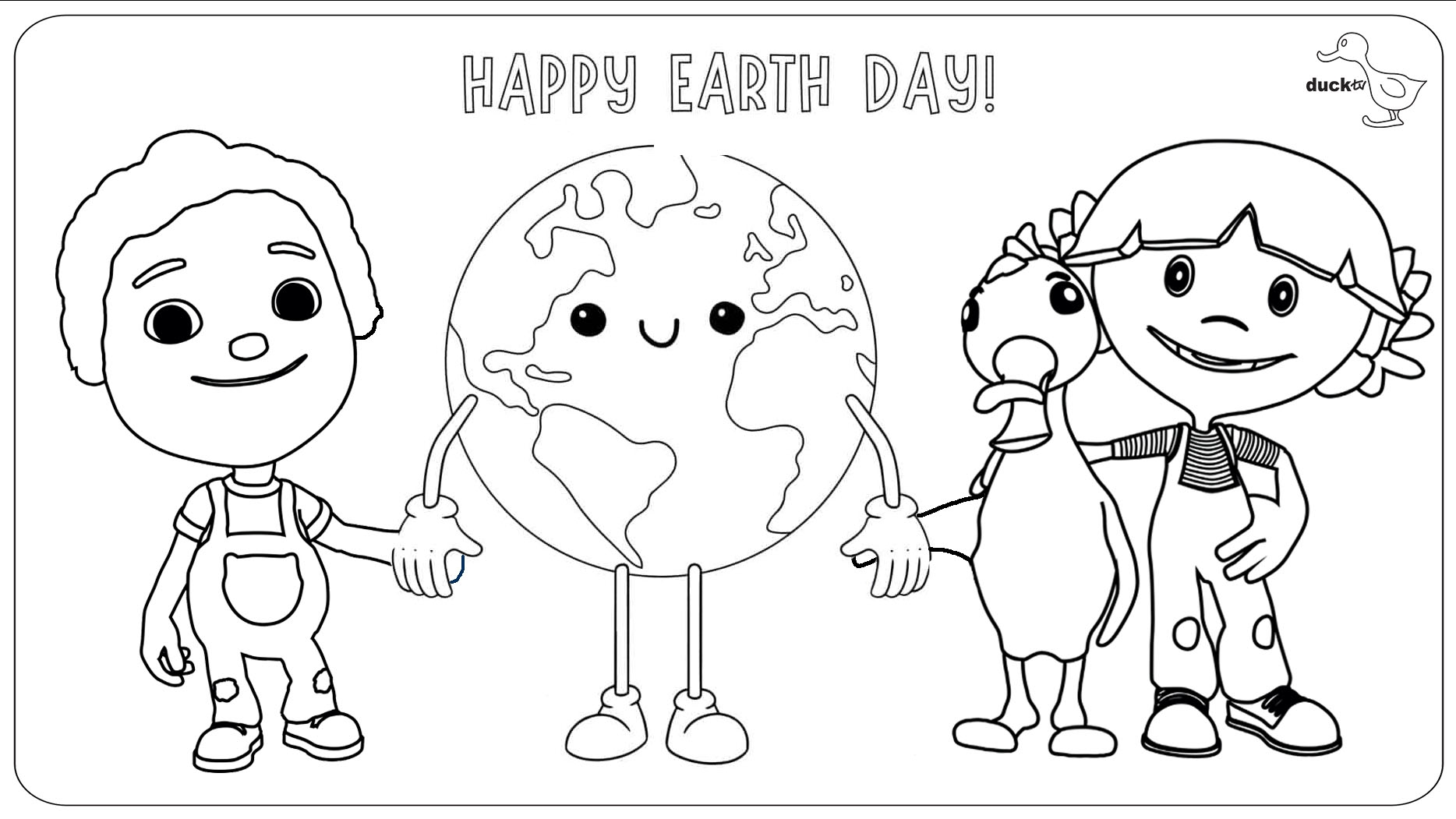 Coloring Sheet Ducktv