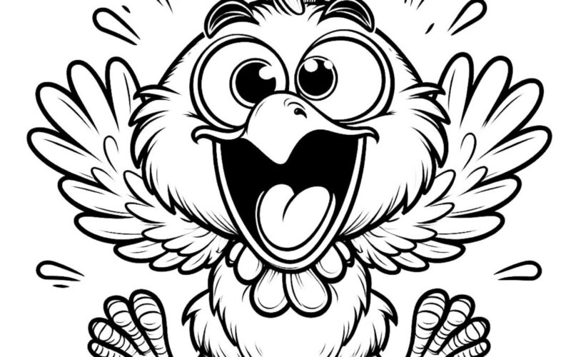 Crazy Chicken Funny Coloring Book Printable Coloring Book Coloring Pages Girls Printable Pages Girls Printable Drawing Pages 50 Pages Etsy