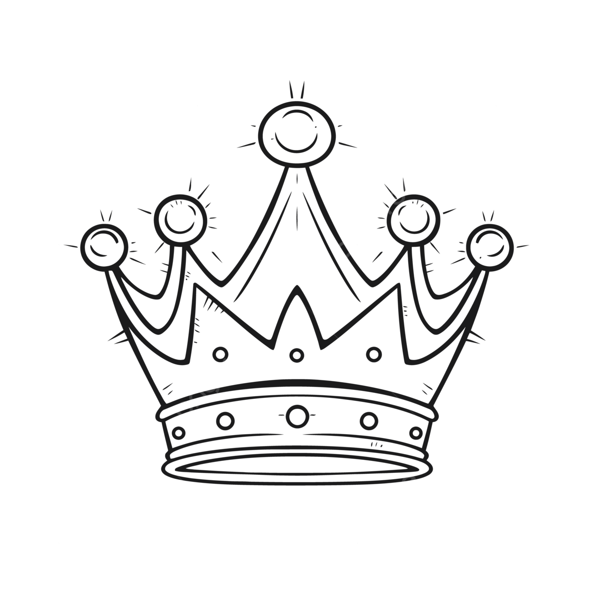 Crown Outline PNG Vector PSD And Clipart With Transparent Background For Free Download Pngtree