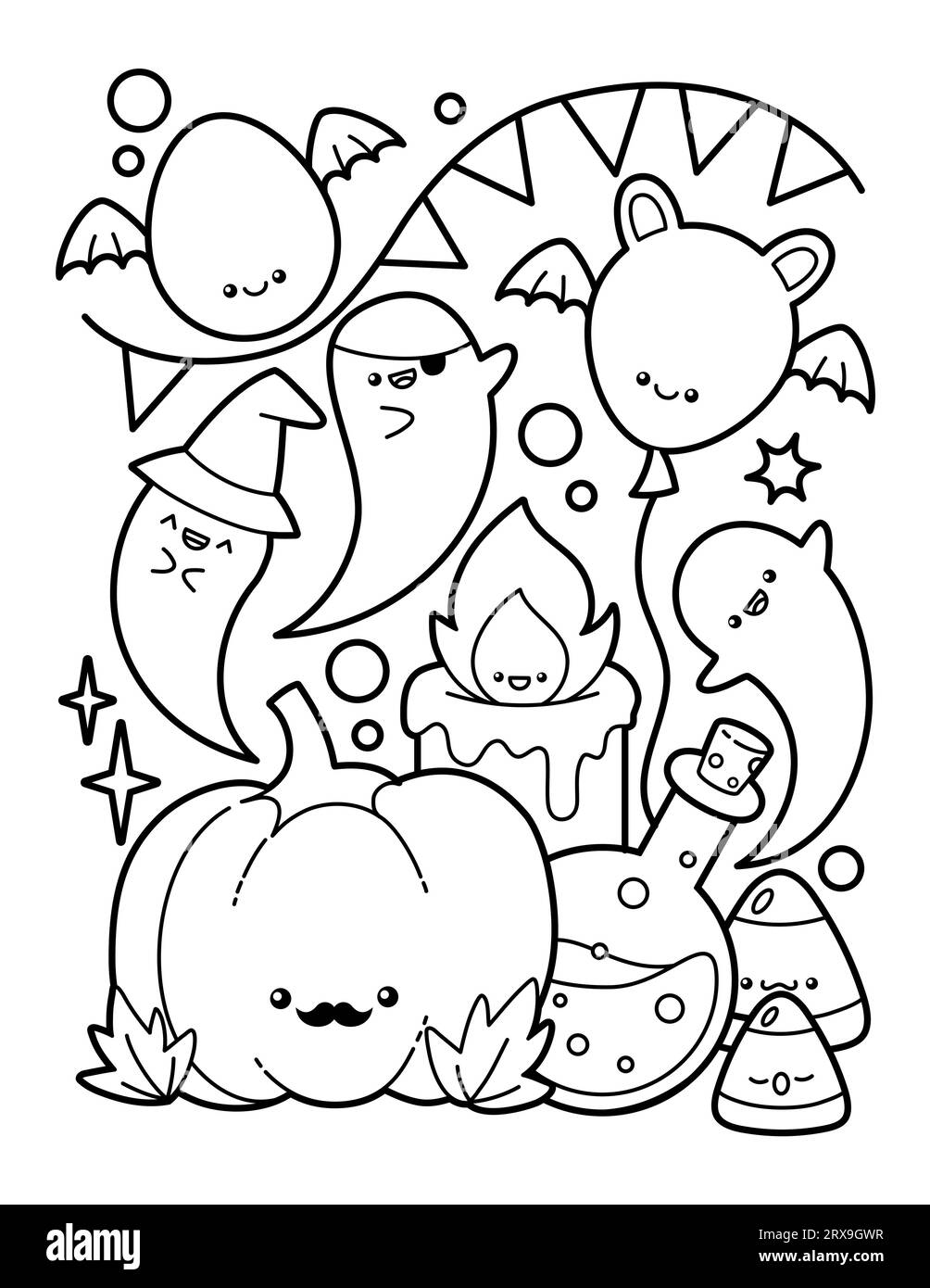 halloween coloring pages cute