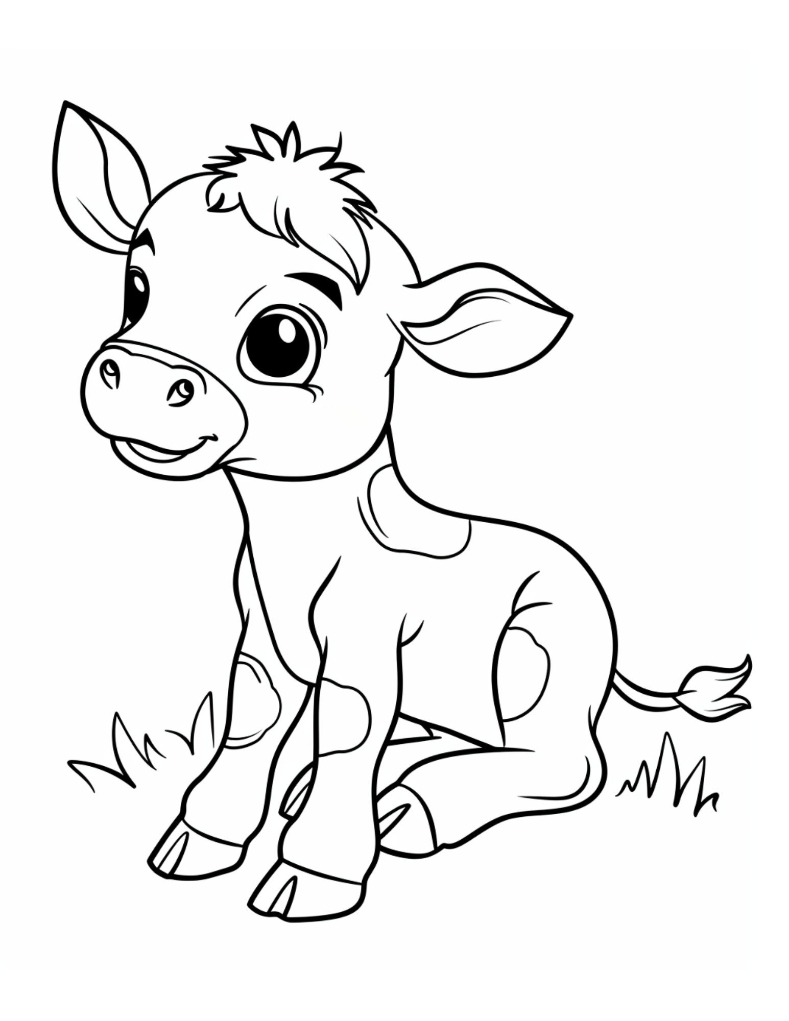 coloring pages cow coloring pages cow