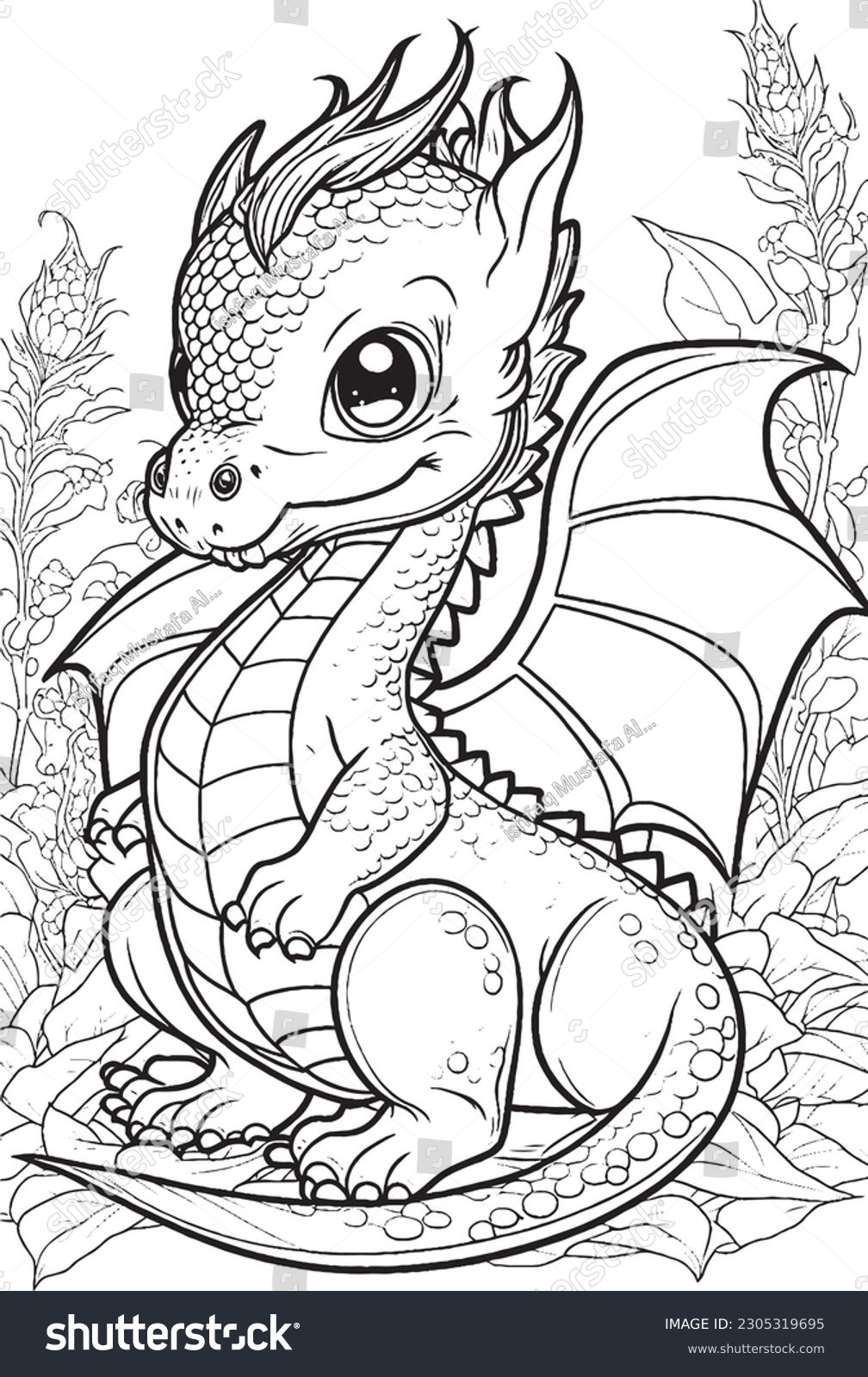 dragon coloring pages